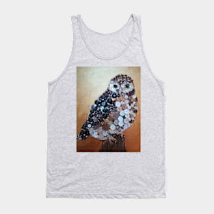 Little Owl Collage Tank Top